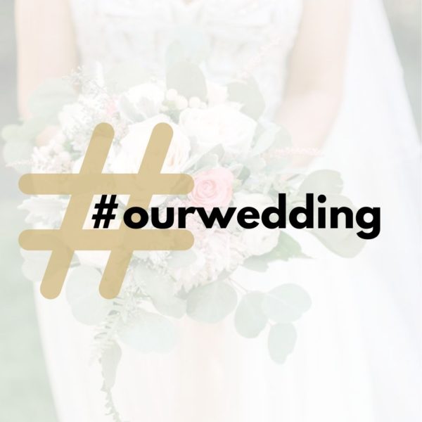 Wedding hashtag blog